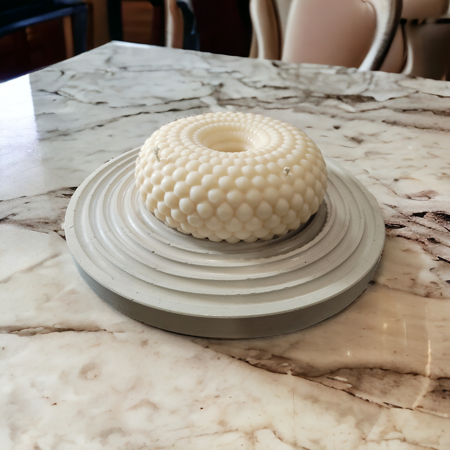 Raindrop Circle Candle