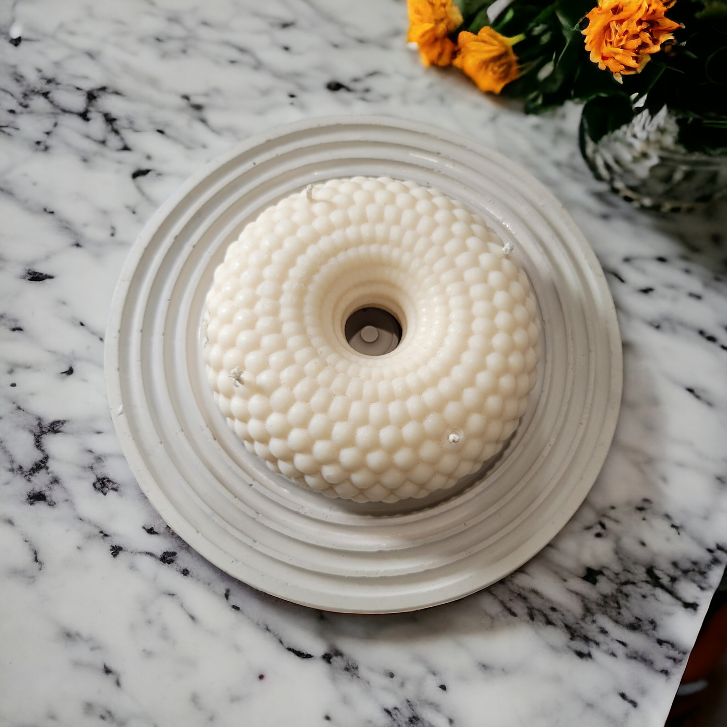 Raindrop Circle Candle